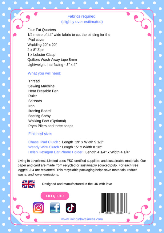Living In Loveliness | Fabulously Fast Fat Quarter Fun – Issue 10