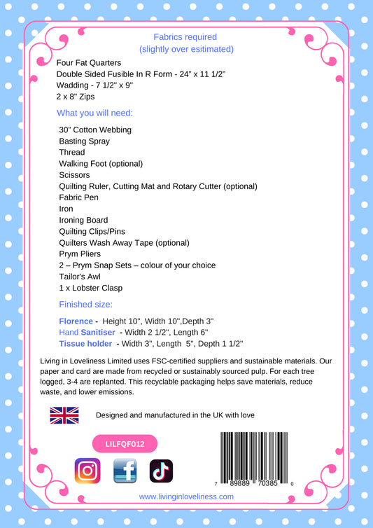Living In Loveliness | Fabulously Fast Fat Quarter Fun – Issue 12