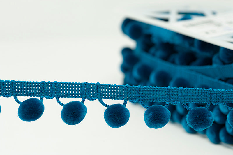 Pom Pom Trim 28mm - Turquoise