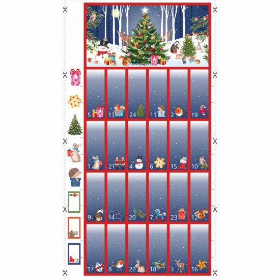 Nutex | Advent Panel | Woodland - Red