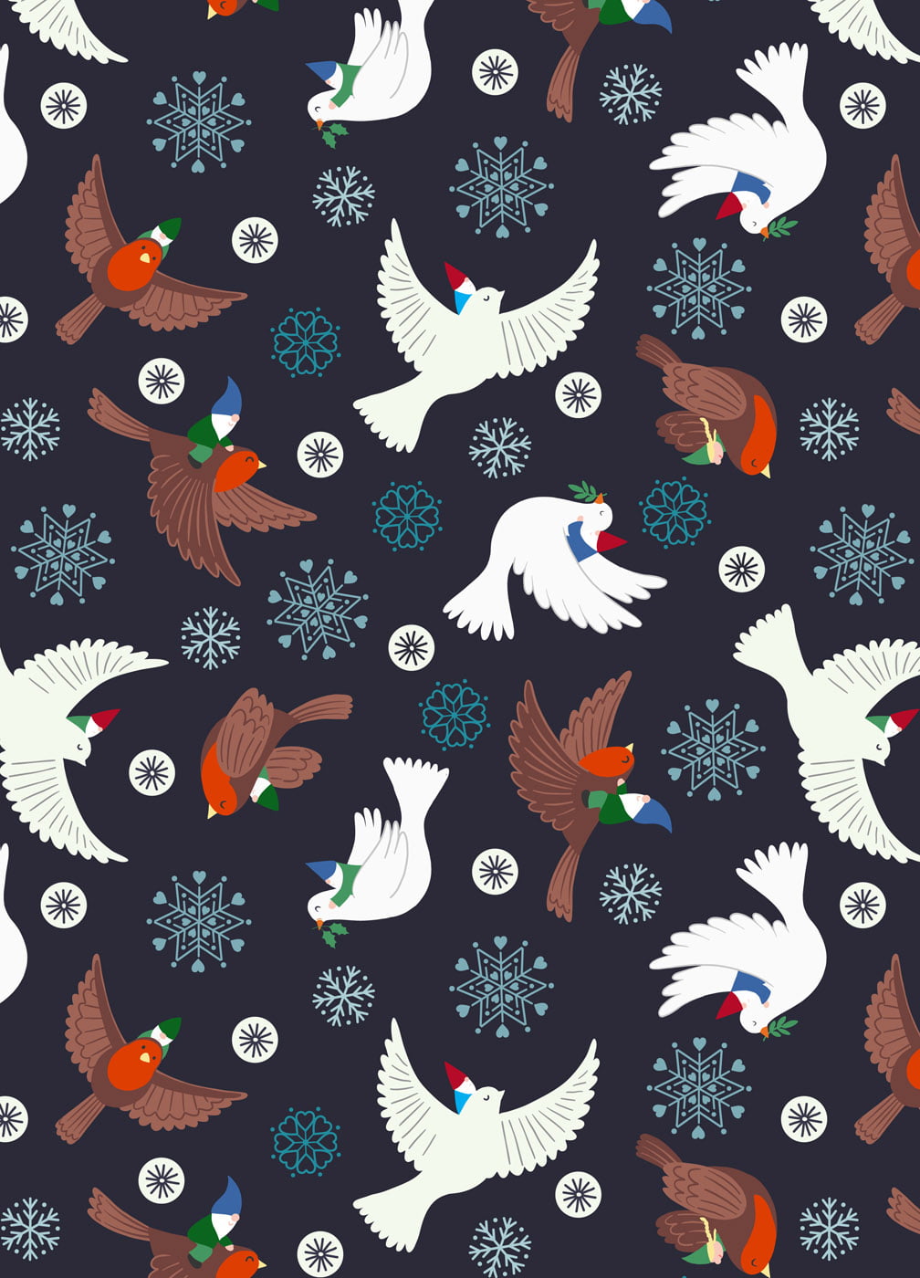 Lewis & Irene | Hygge Glow | Flying Glow Tomte - Charcoal £7pm