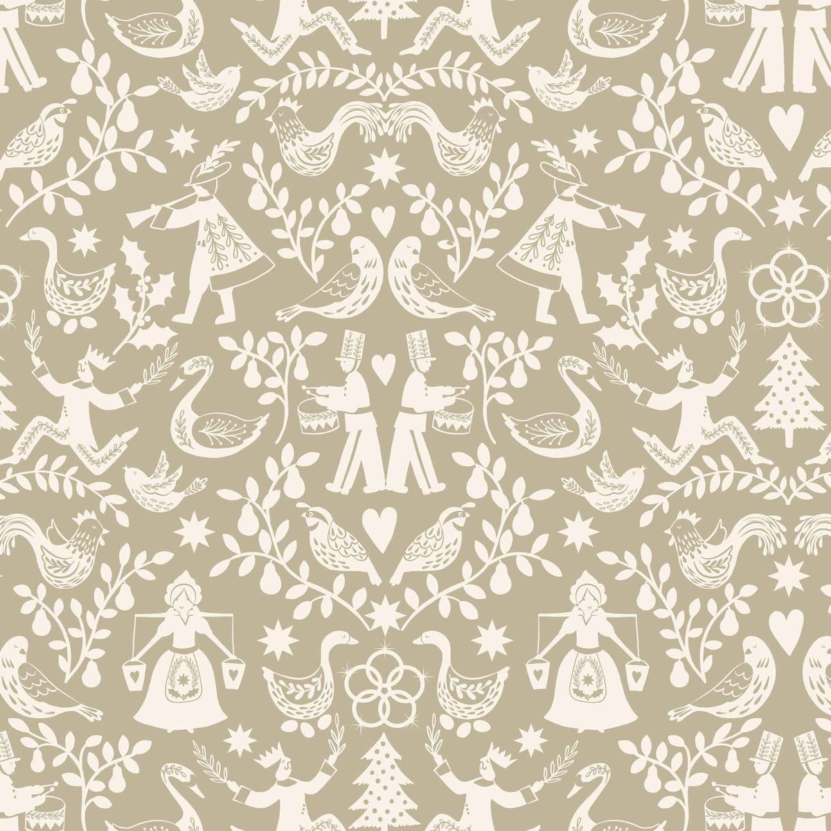 Lewis & Irene | 12 Days of Christmas | Mirrored on Natural £7pm