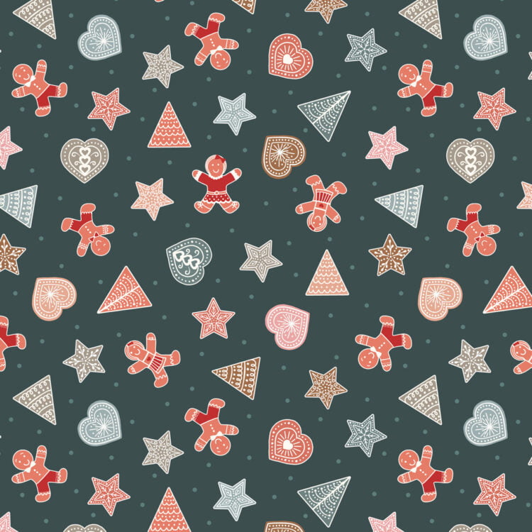 Lewis & Irene | Gingerbread Season | Shapes on Dark £7pm