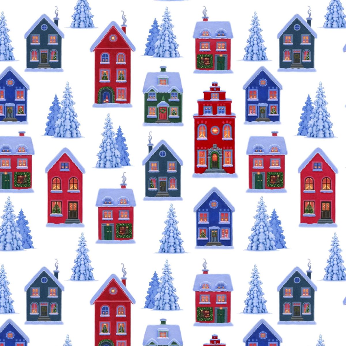 Lewis & Irene | Tomtens Village - on white £7pm