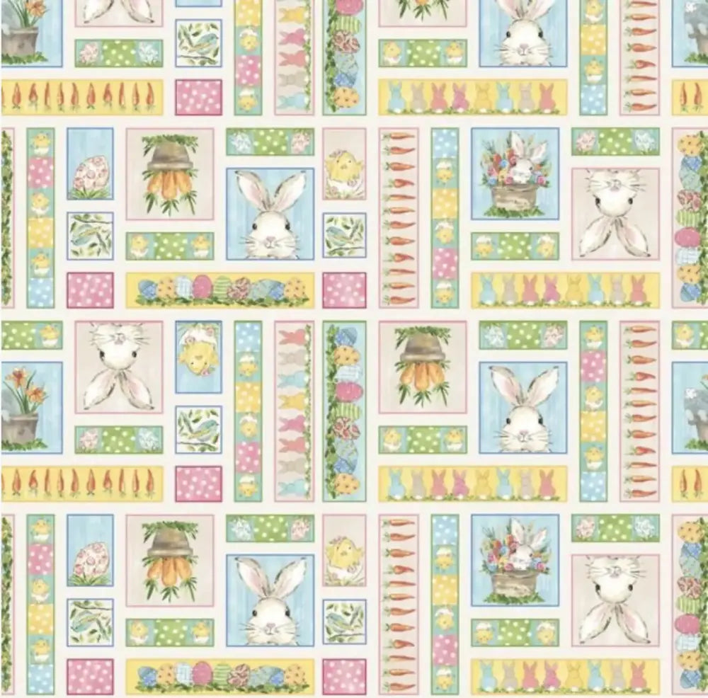 Henry Glass | Peek A Boo Bunnies - Blocks £12pm