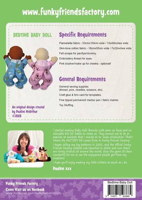Funky Friends Factory | Bedtime Babydoll Pattern