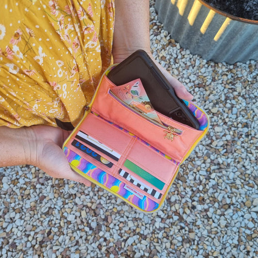 Little Moo Designs | The Cosmos Zipper Wallet
