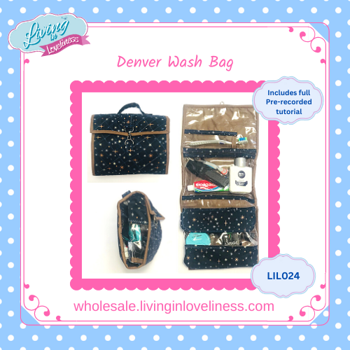 Living In Loveliness | Denver Wash Bag