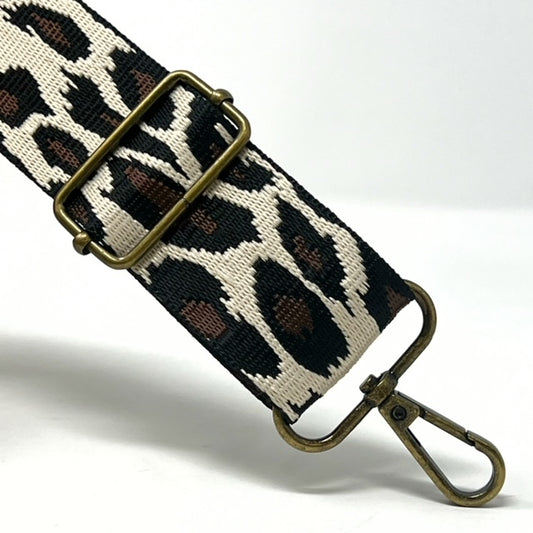 38mm animal Print Webbing - Natural