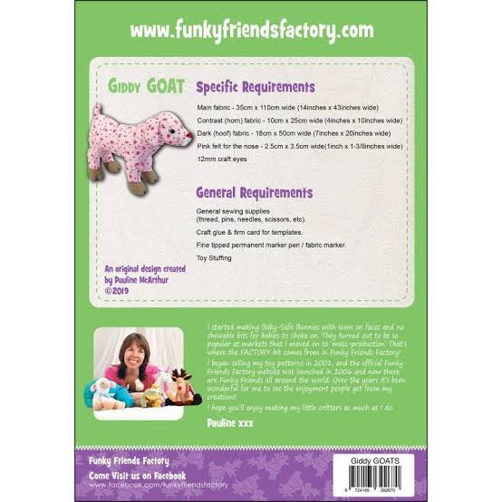 Funky Friends Factory | Giddy Goat Pattern