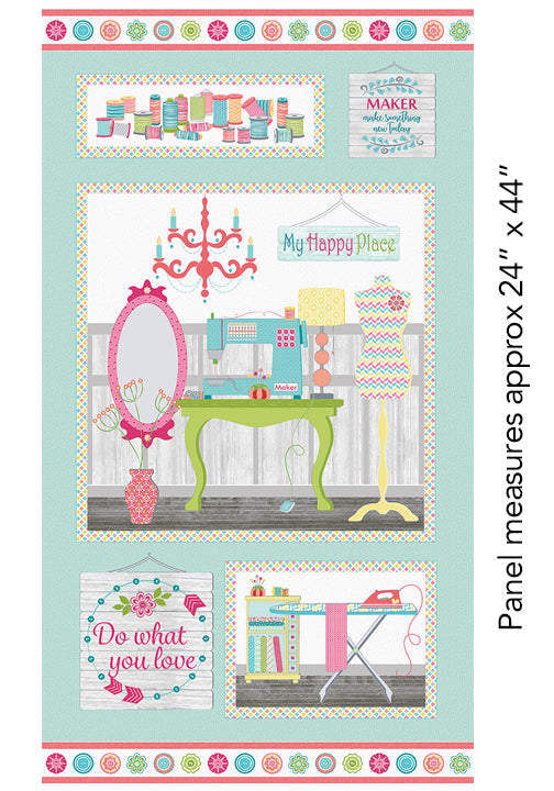 Benartex | My Happy Place Panel & FQ bundle