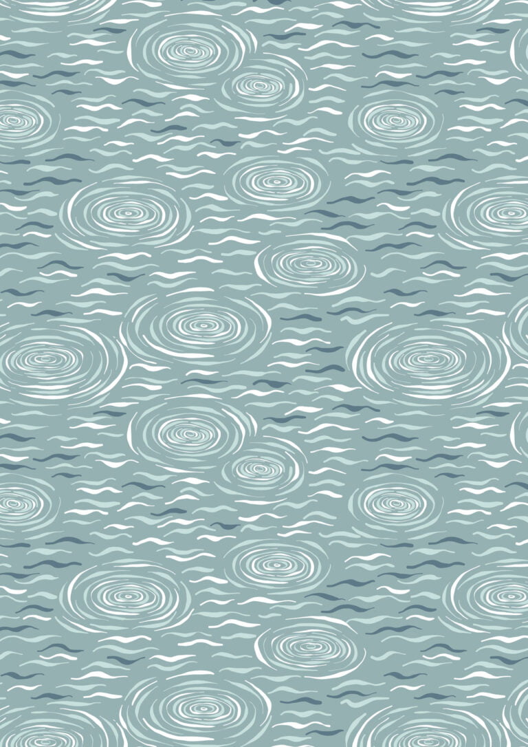 Lewis & Irene | On The Lake | Lake Ripples - Light Blue £7pm