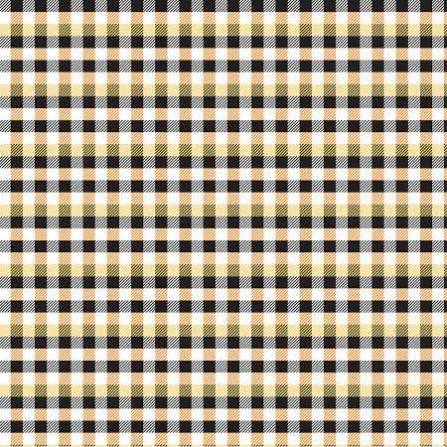 Poppie Cotton | Kitty Loves Candy | Halloween Plaid £16pm