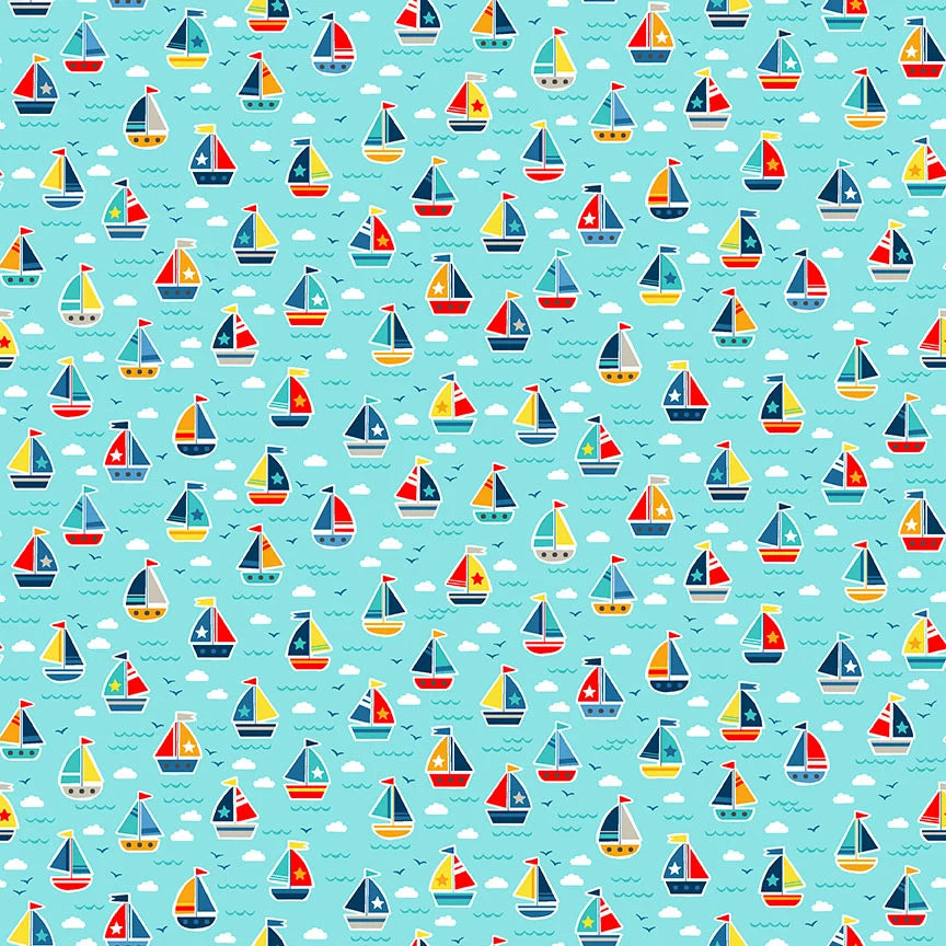 Makower | Pool Party | Boats - Turq £10pm
