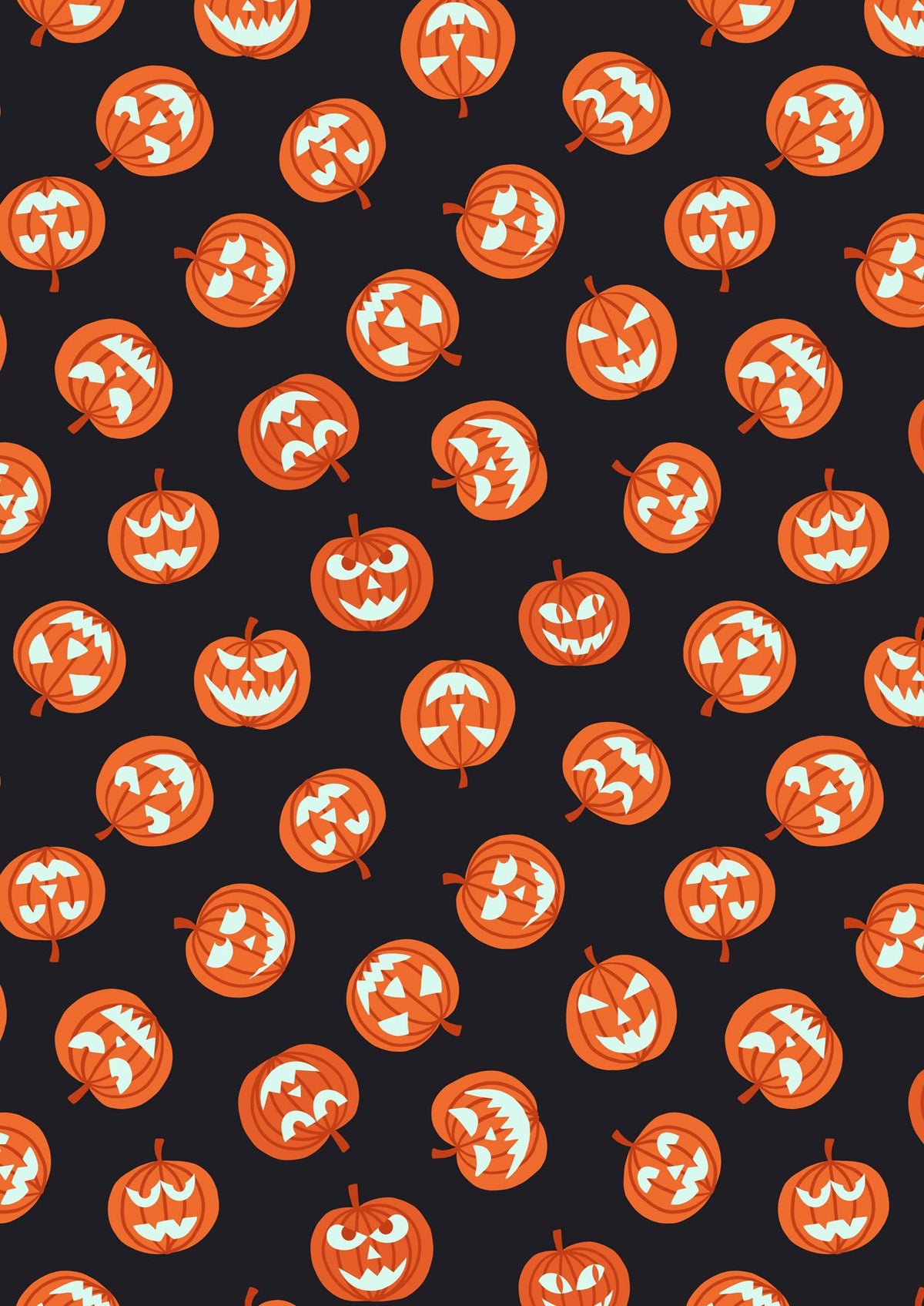 Lewis & Irene | Haunted House | Glow in the Dark | Pumpkin Faces - black £8pm