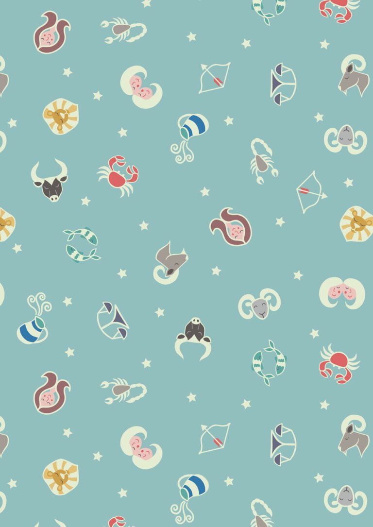 Lewis & Irene | Small Things Glow | Star Signs - Dreamy Blue £7pm