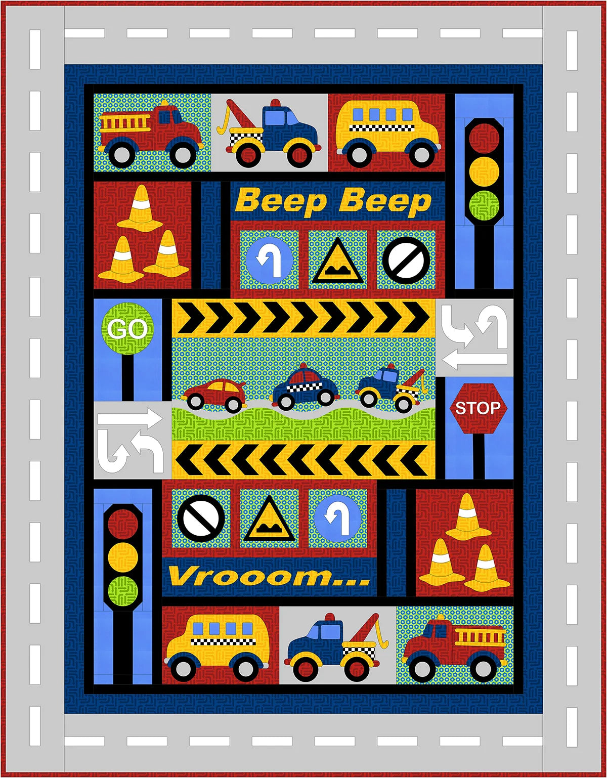 kids Quilts | Traffic Jam