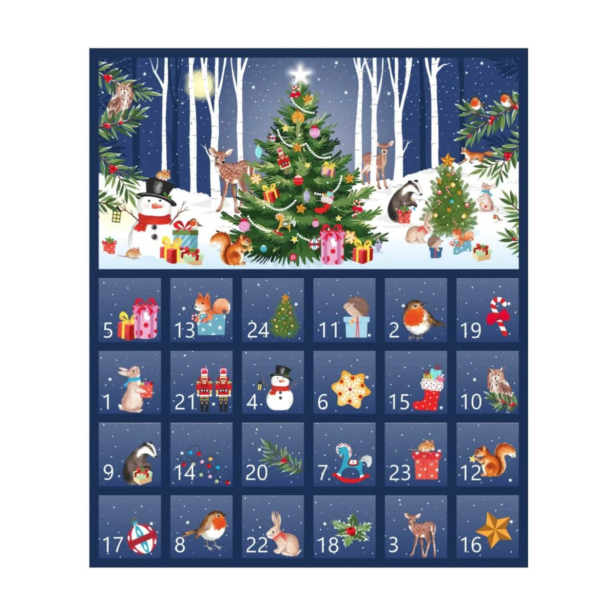 Nutex | Advent Panel | Woodland - Blue