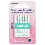 Sewing Machine Needles: Quilting: Medium 80/12: 5 Pieces