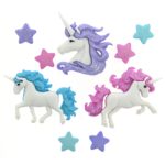 Dress It Up Buttons: Magical Unicorns