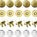 5 x Magnetic Clasps- 14mm Gold
