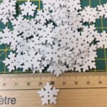 Wooden Snowflake buttons