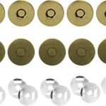 5 x Magnetic Clasps- 14mm Antique Brass