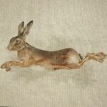 Hare Cotton Rich Linen Look Panel