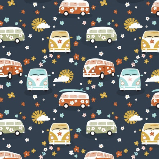 Nutex | Retro Vibes | Campers - Navy £14pm