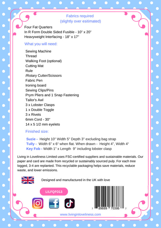 Living In Loveliness | Fabulously Fast Fat Quarter Fun – Issue 13