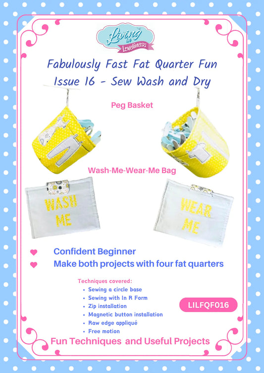 Living In Loveliness | Fabulously Fast Fat Quarter Fun – Issue 16