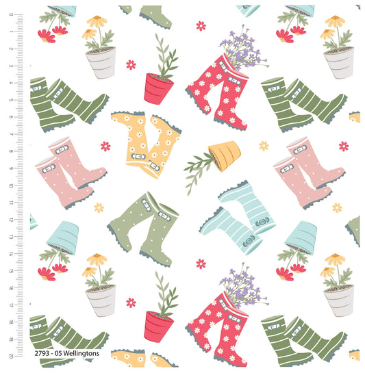 Cotton Craft | In The Garden | Wellingtons £6pm