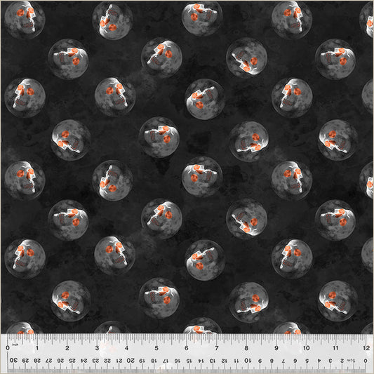 Wingham Fabrics | Full Moon | Dark Side of the Moon - Midnight £16pm