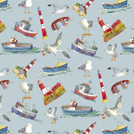 Nutex | Emma Ball | Coastal | Boats - colour 102 £15pm