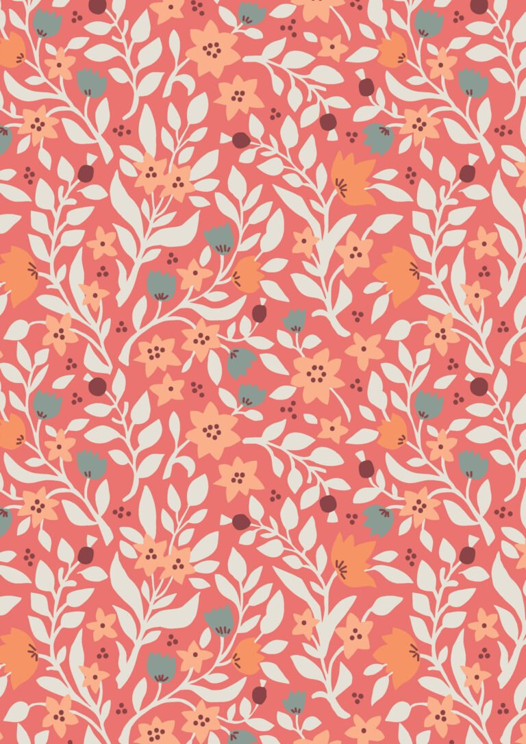 Lewis & Irene | Folk Floral | All over on Coral £7pm