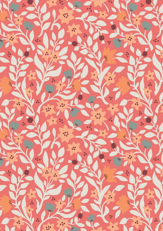 Lewis & Irene | Folk Floral | All over on Coral £7pm