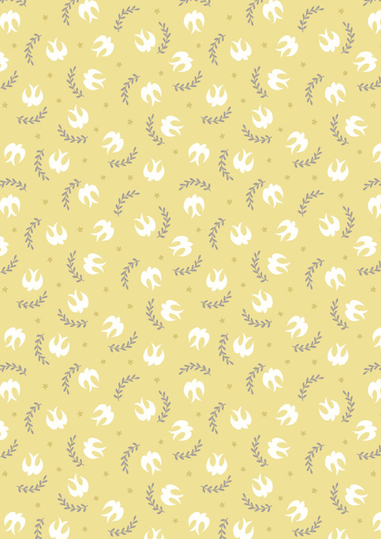 Lewis & Irene | Spring Hare Reloved | Swallows on Yellow £7pm