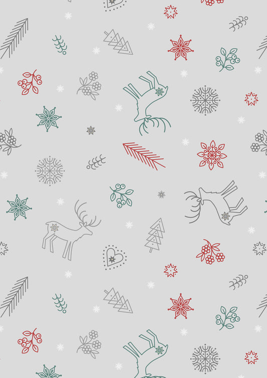 Lewis & Irene | Saariselka | Arctic Forest - Grey £7pm