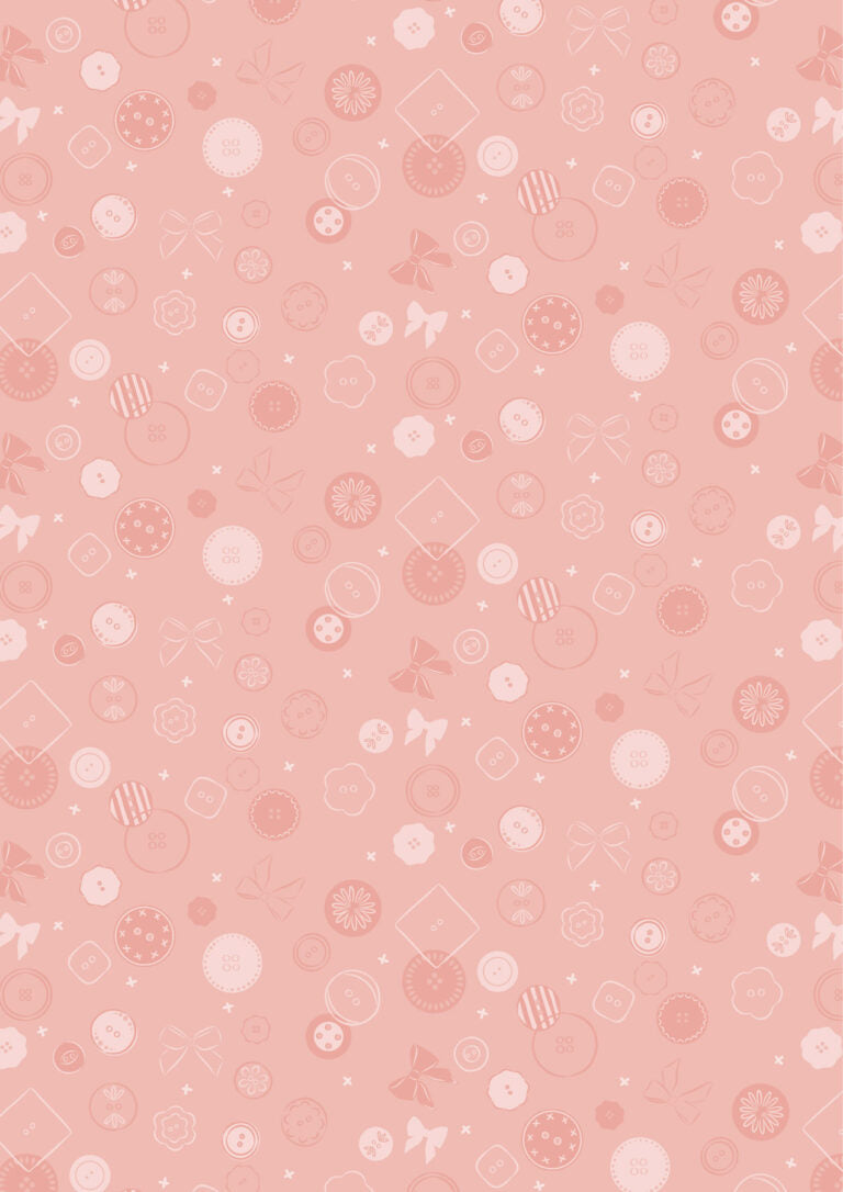 Lewis & Irene | Memory Made | Button Jumble - Dark Peach £8pm