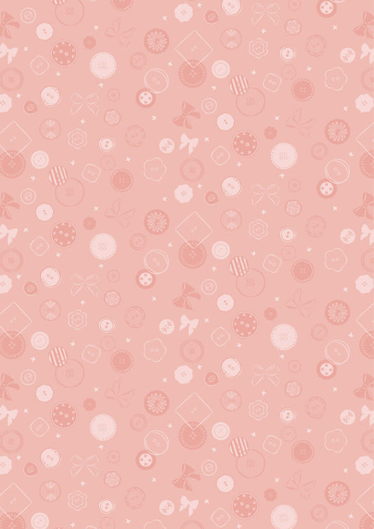 Lewis & Irene | Memory Made | Button Jumble - Dark Peach £8pm