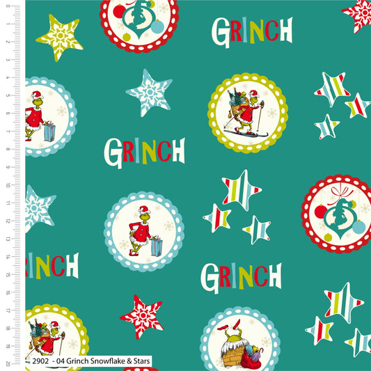 Cotton Craft | The Grinch | Snowflakes & Stars £10pm