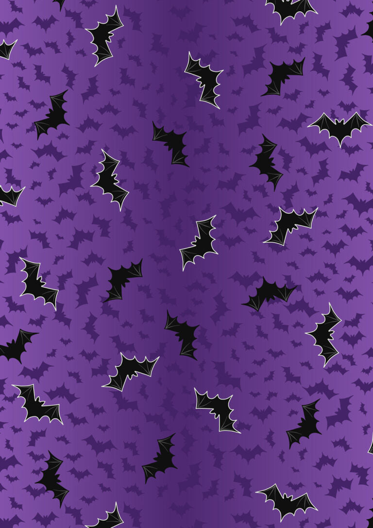 Lewis & Irene | Transylvania Glow | Bat Ombre - purple £16pm