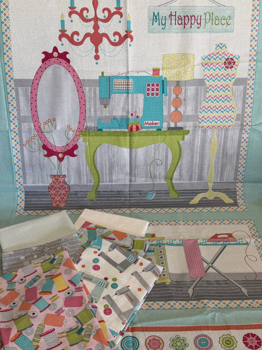 Benartex | My Happy Place Panel & FQ bundle