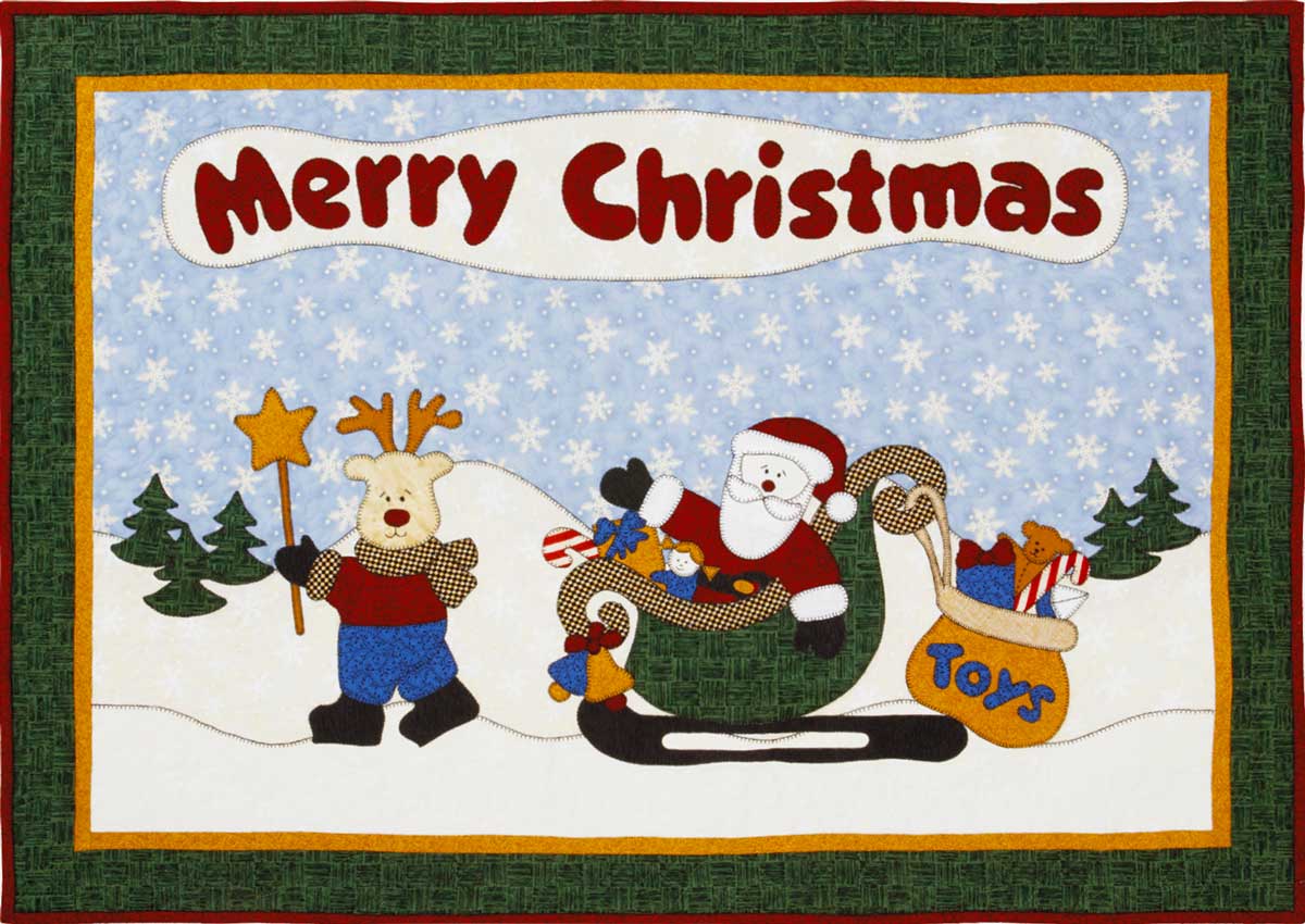 kids Quilts | Santa's Coming