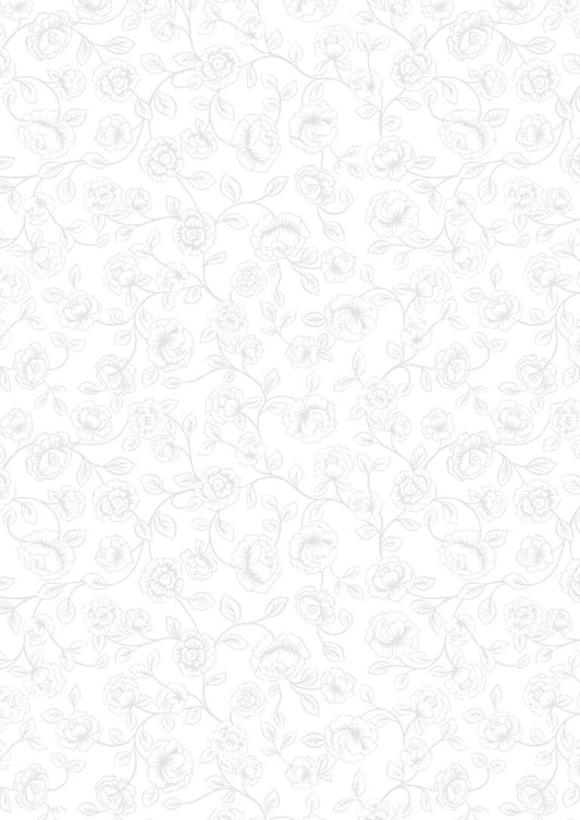 Lewis & Irene | Tiny Tonals | White on White - Irenes Rose £14pm