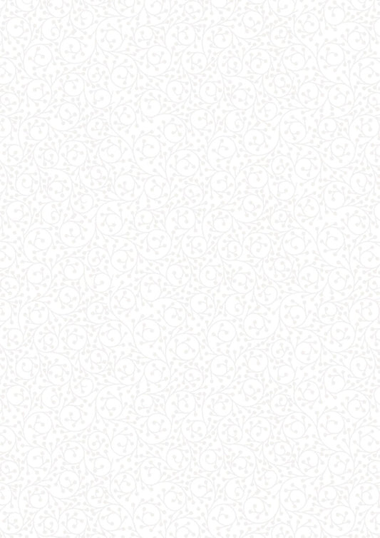 Lewis & Irene | Tiny Tonals | White on White - Vine £14pm