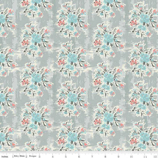 Riley Blake | Abbie | Floral Grey £8pm