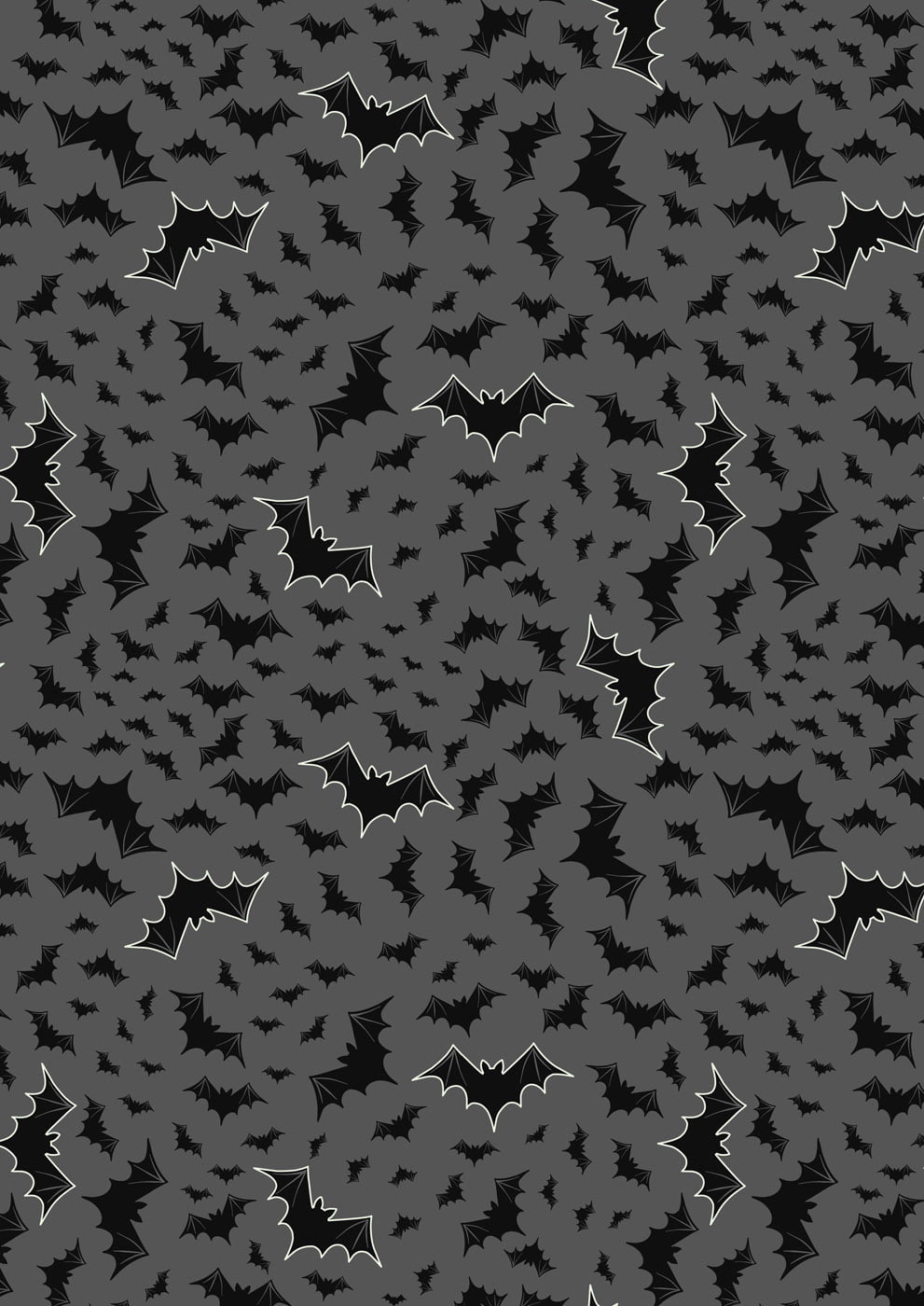 Lewis & Irene | Castle Spooky | Bats on Grey £8pm
