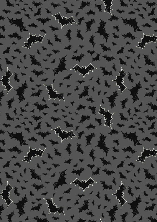 Lewis & Irene | Castle Spooky | Bats on Grey £8pm
