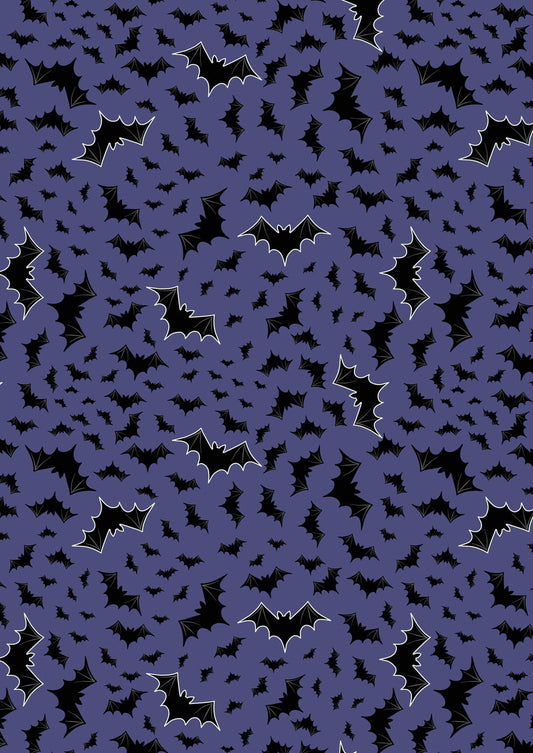 Lewis & Irene | Castle Spooky | Bats - purple £8pm